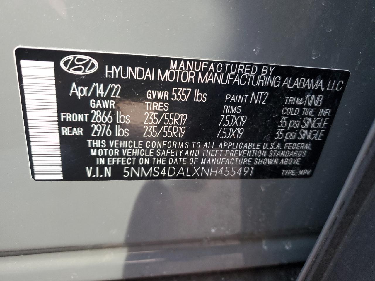 2022 Hyundai Santa Fe - Image 14
