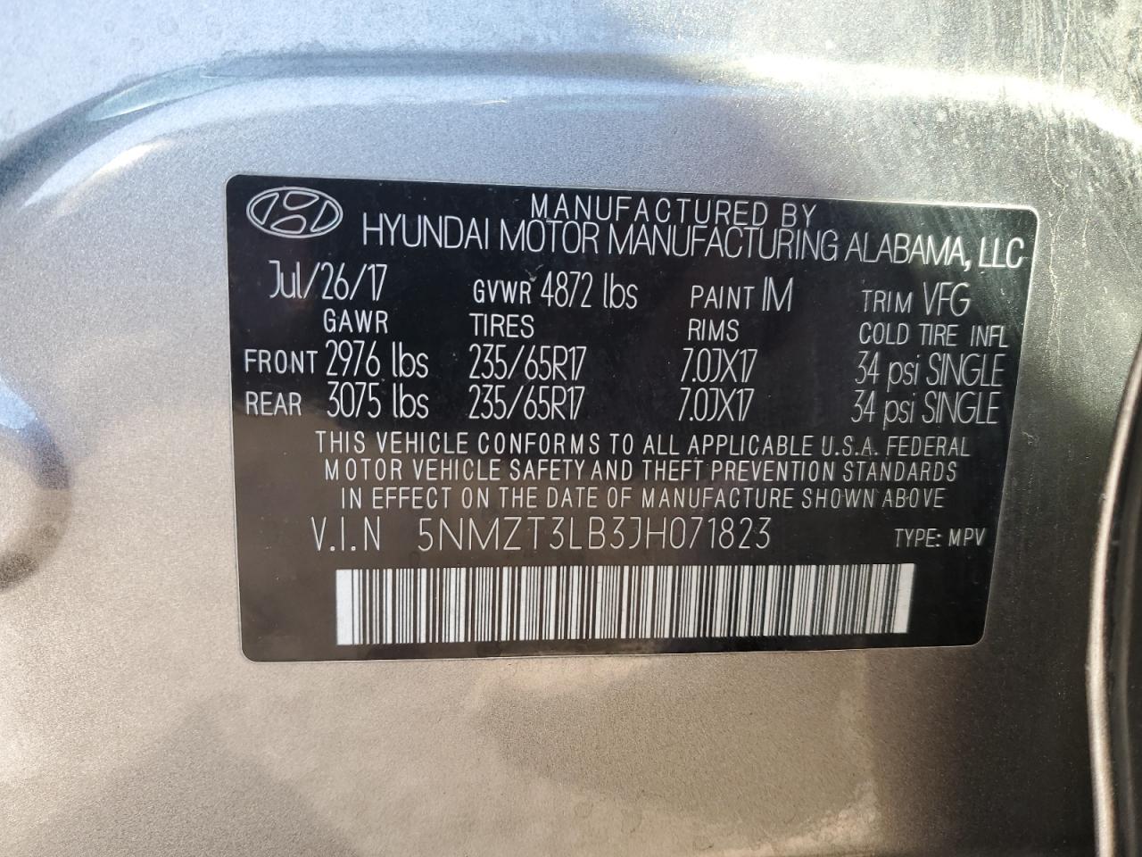 2018 Hyundai Santa Fe - Image 13