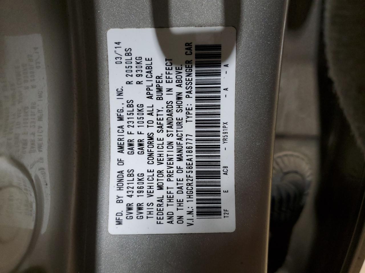 2014 Honda Accord - Image 14