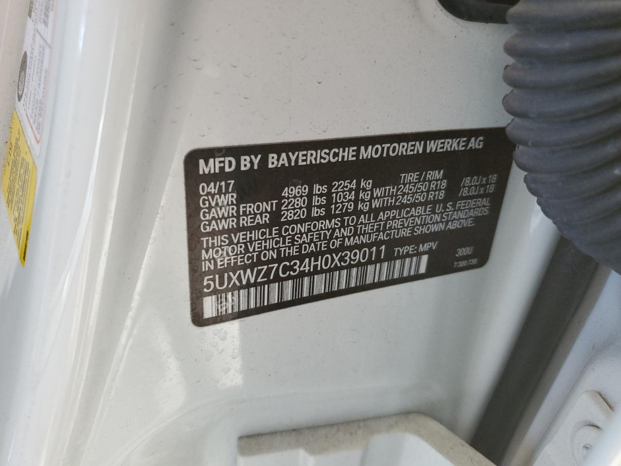 2017 BMW X3 - Image 14