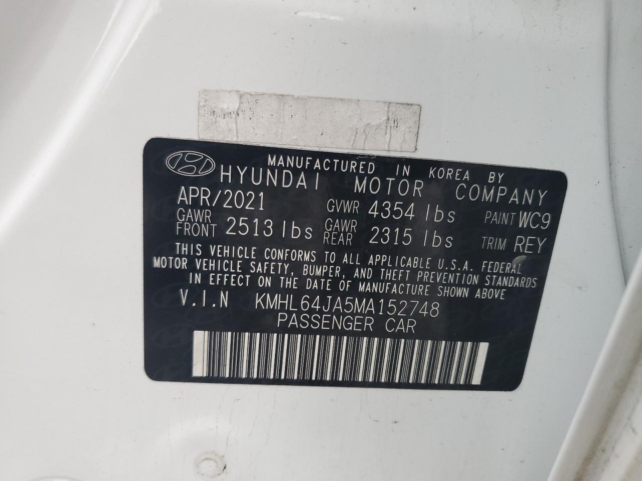 2021 Hyundai Sonata - Image 14