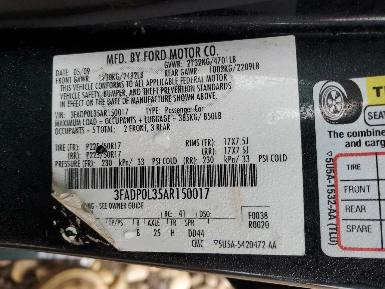2010 Ford Fusion - Image 14