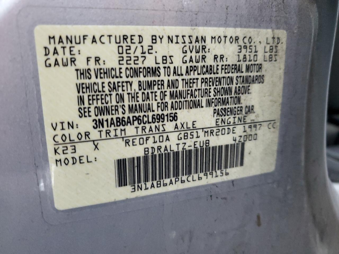 2012 Nissan Sentra - Image 12