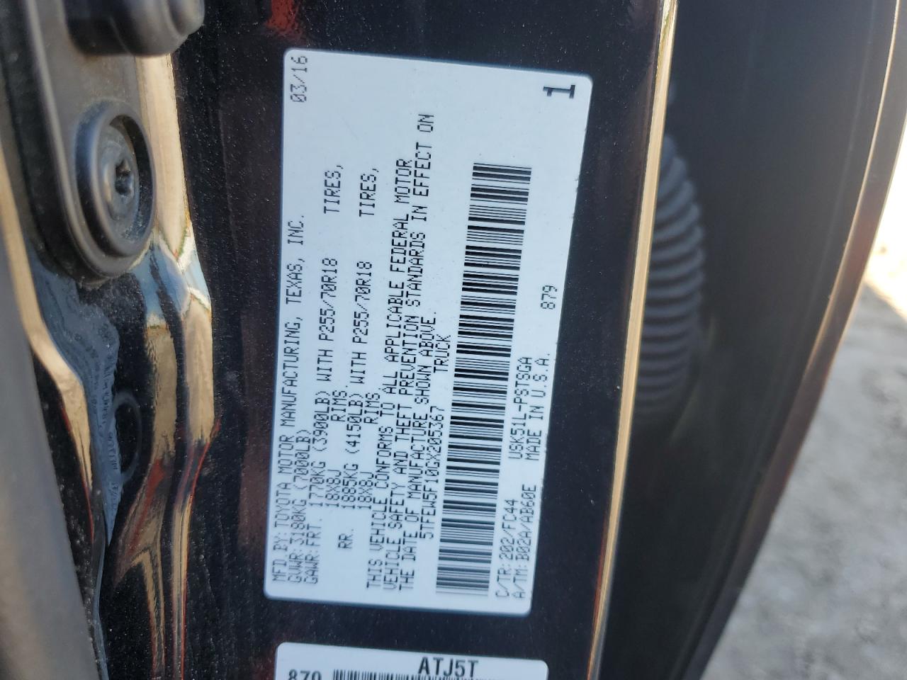2016 Toyota Tundra - Image 12
