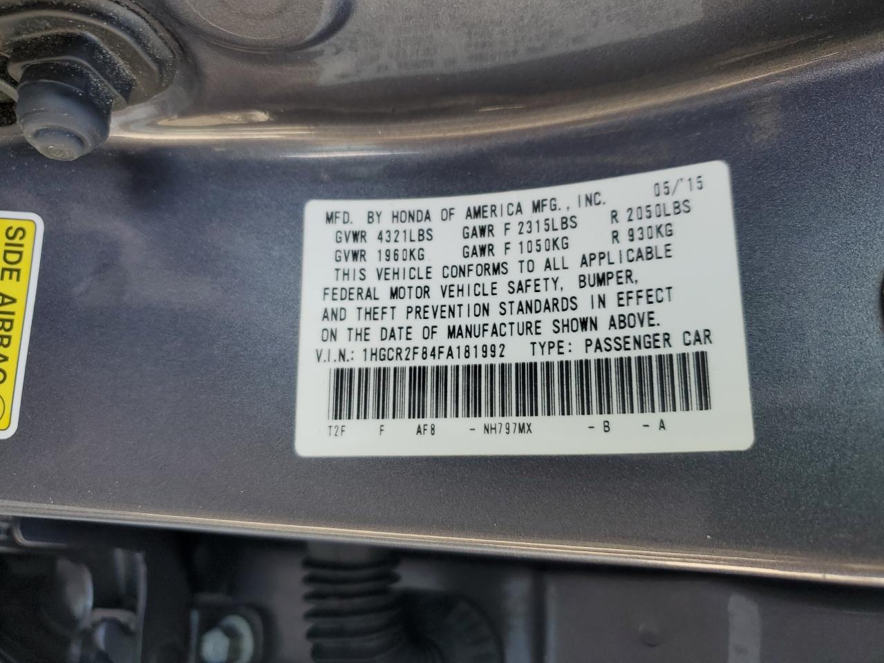 2015 Honda Accord - Image 12