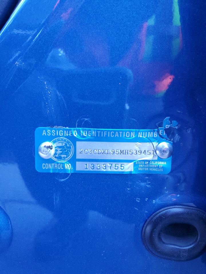 2021 Dodge Charger Srt Hellcat VIN: 2C3CDXL95MH539451 Lot: 45412175