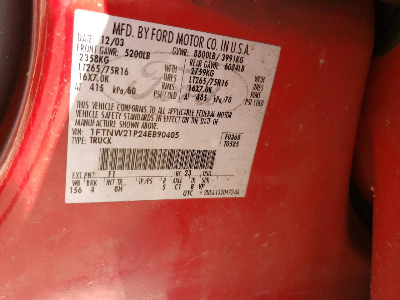 2004 Ford F250 - Image 13