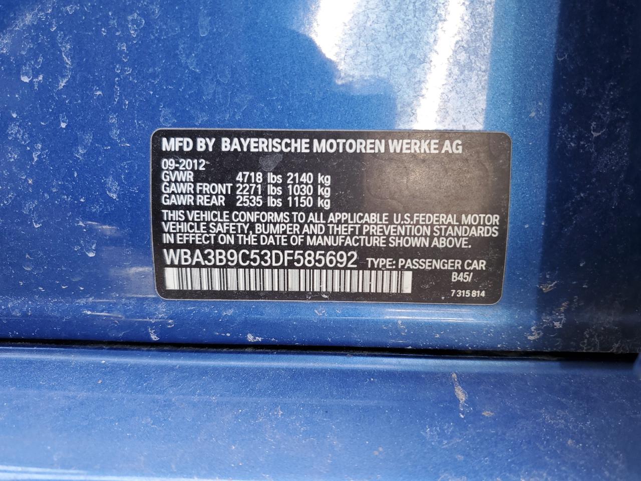 2013 BMW 3er - Image 14
