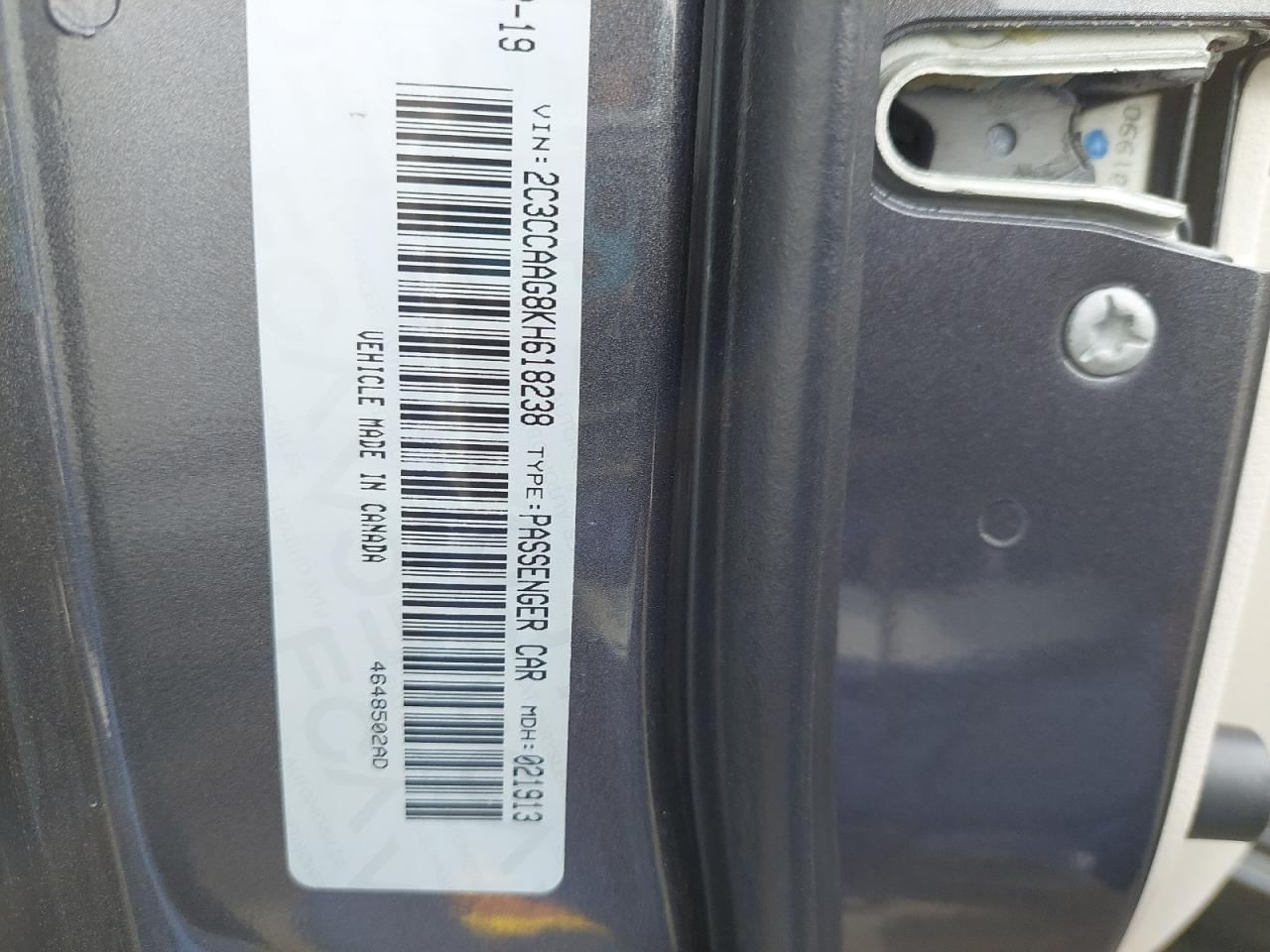2C3CCAAG8KH618238 - 2019 Chrysler 300 - #46759895