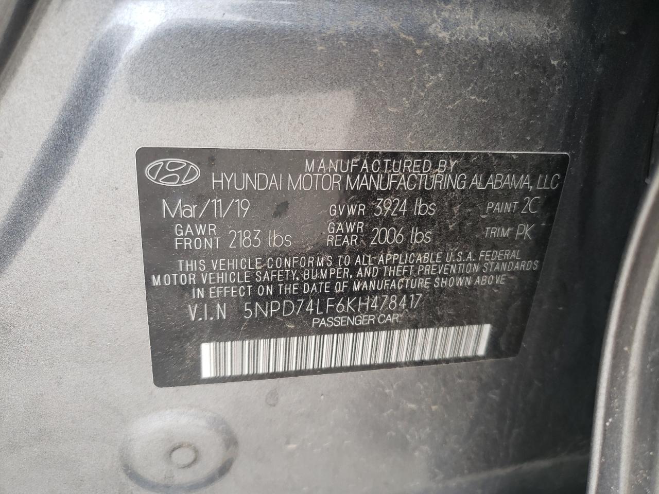 2019 Hyundai Elantra - Image 12