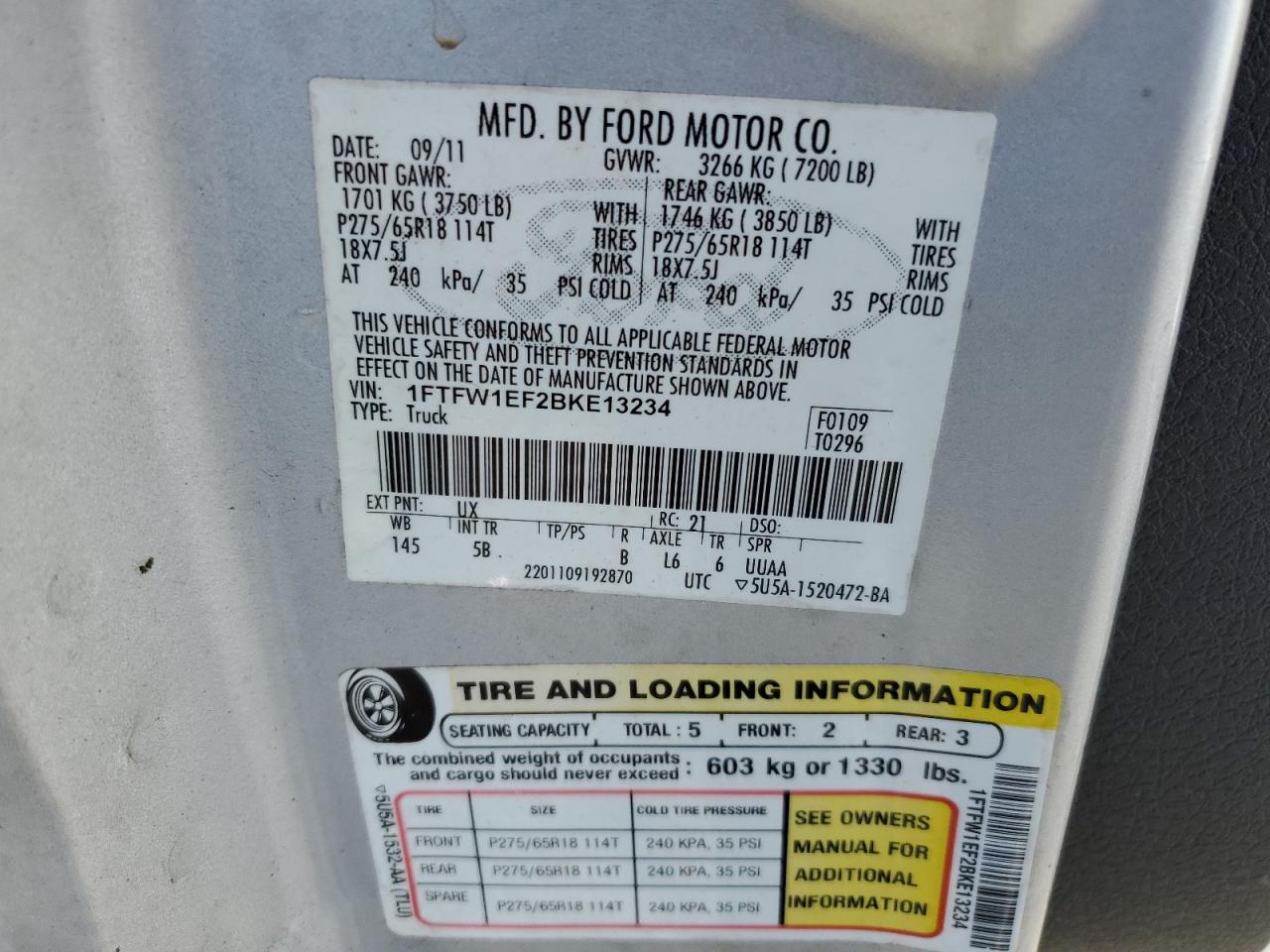 2011 Ford F-150 - Image 12