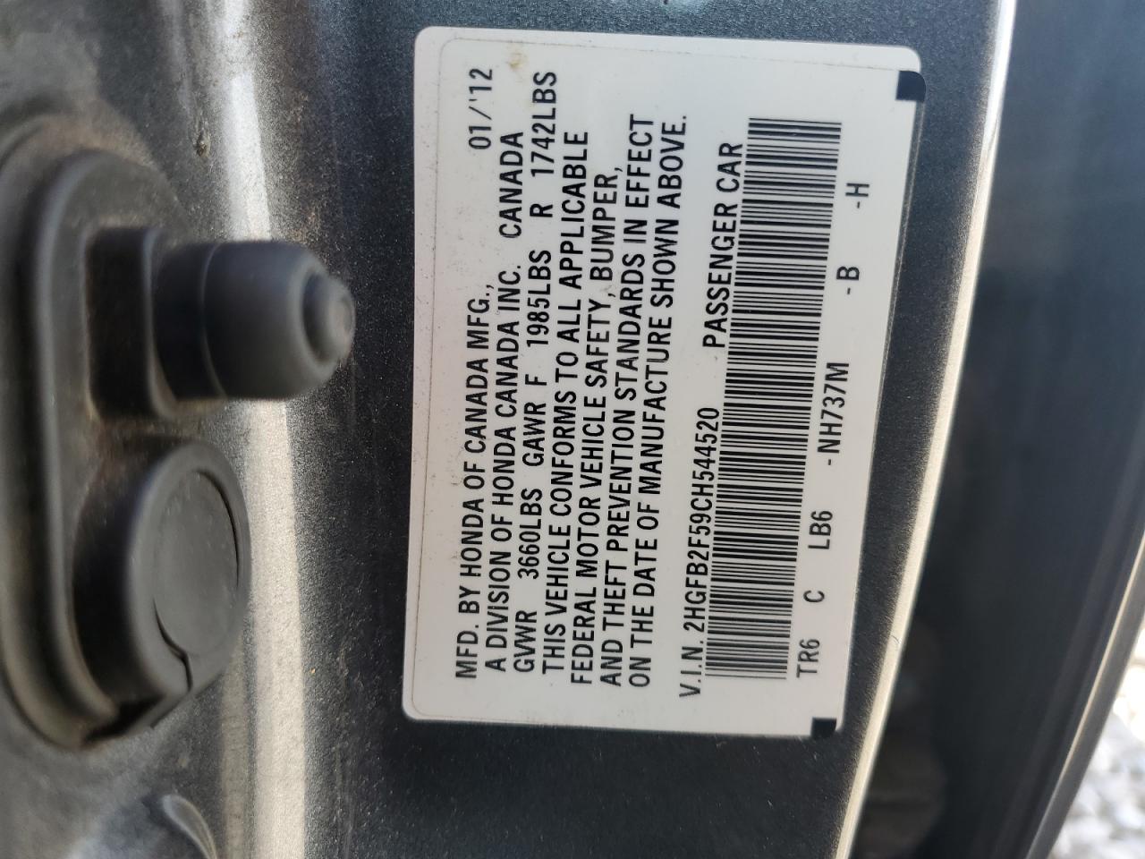 2012 Honda Civic - Image 13