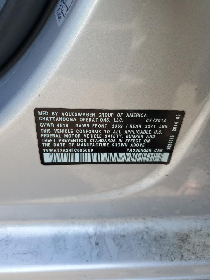2015 Volkswagen Passat - Image 12