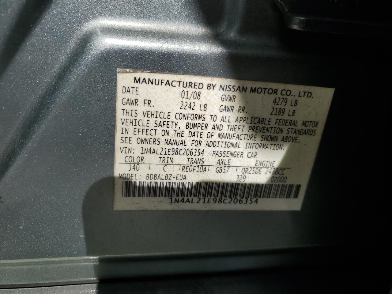 2008 Nissan Altima - Image 14