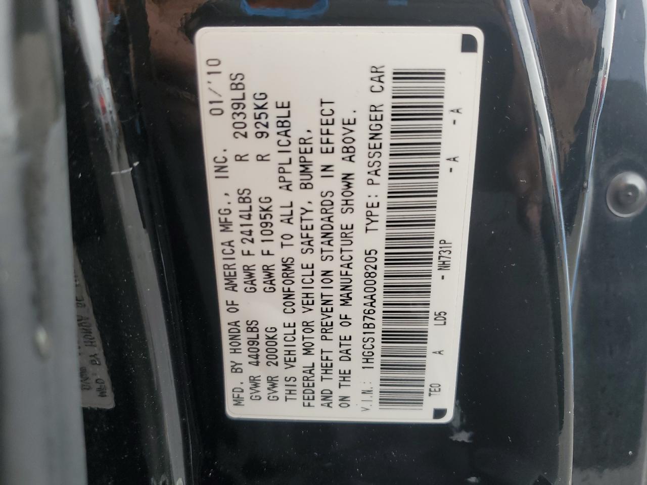 2010 Honda Accord - Image 12