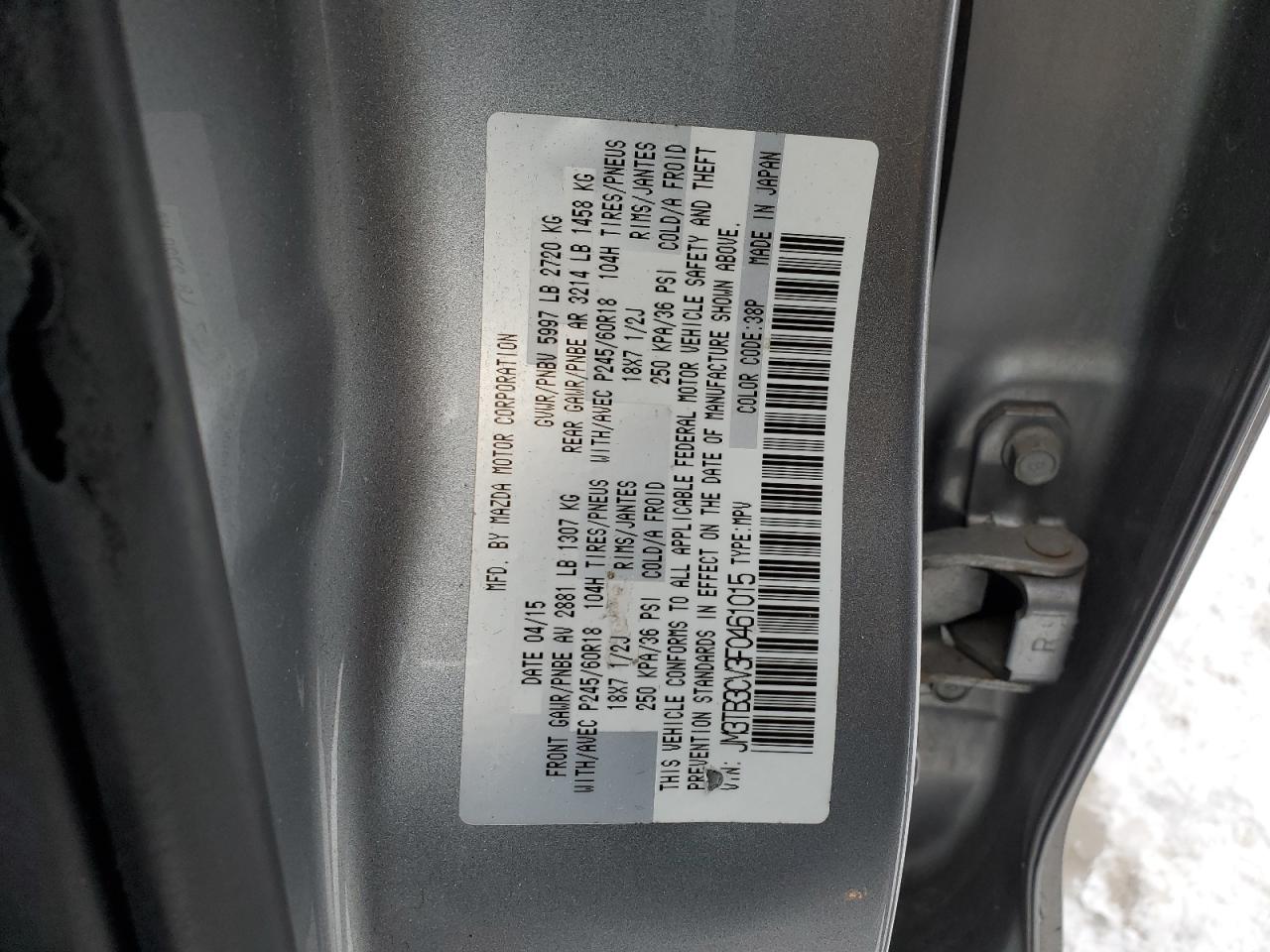2015 Mazda CX-9 - Image 15