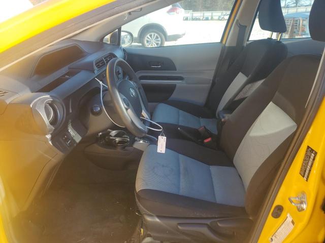  TOYOTA PRIUS 2014 Żółty