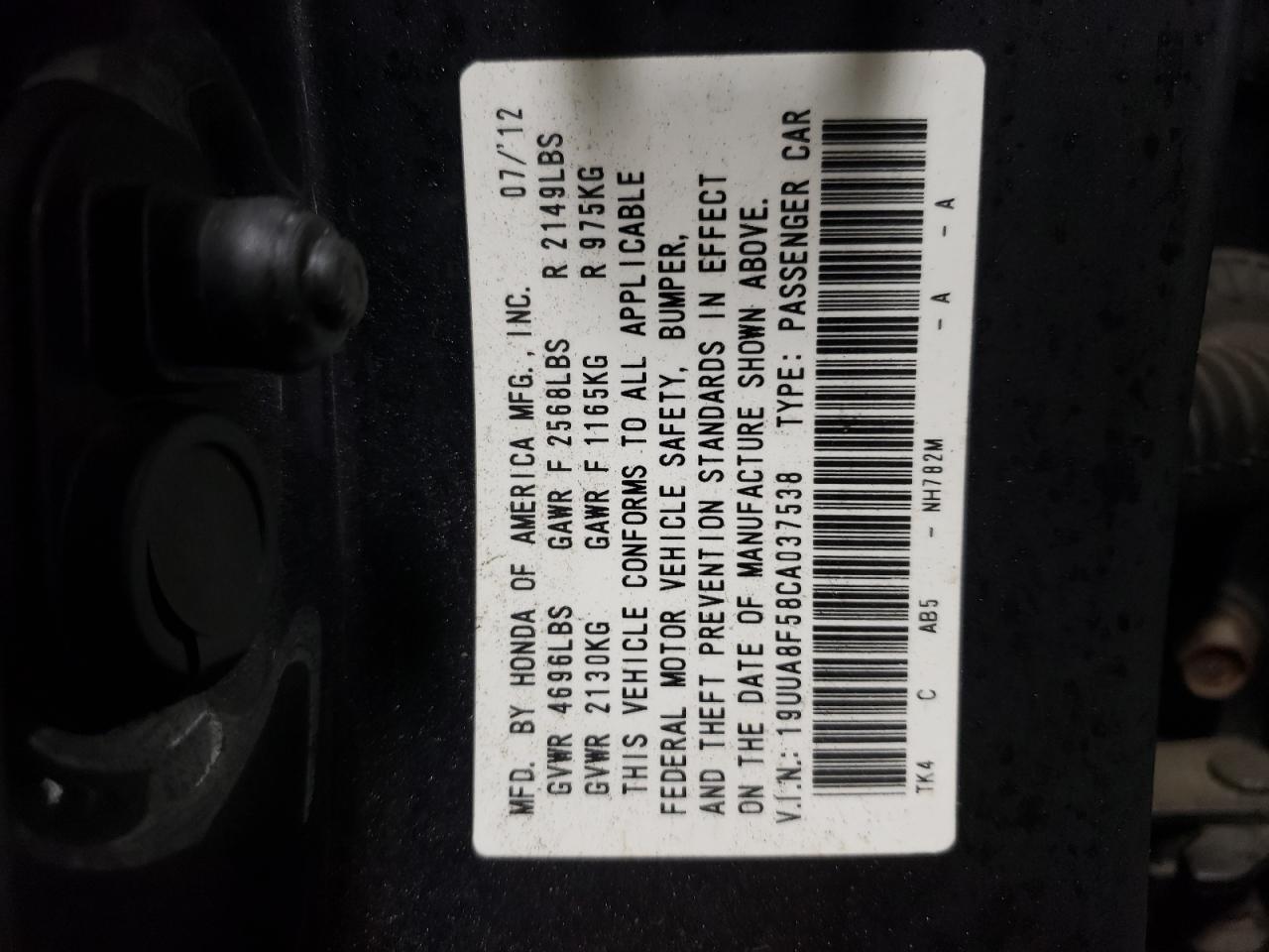 2012 Acura TL - Image 12