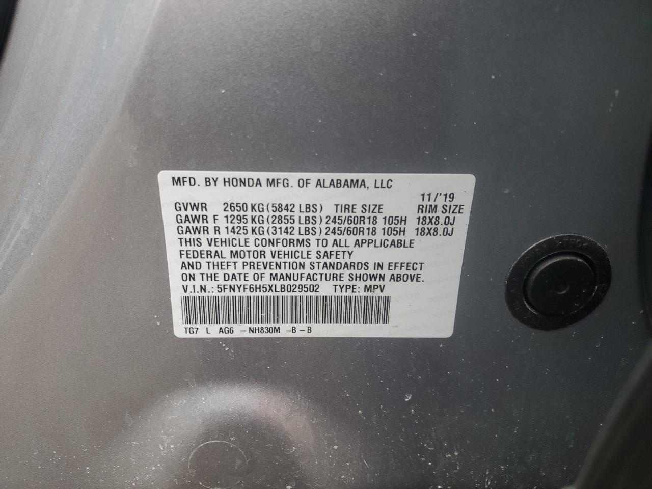 2020 Honda Pilot - Image 13