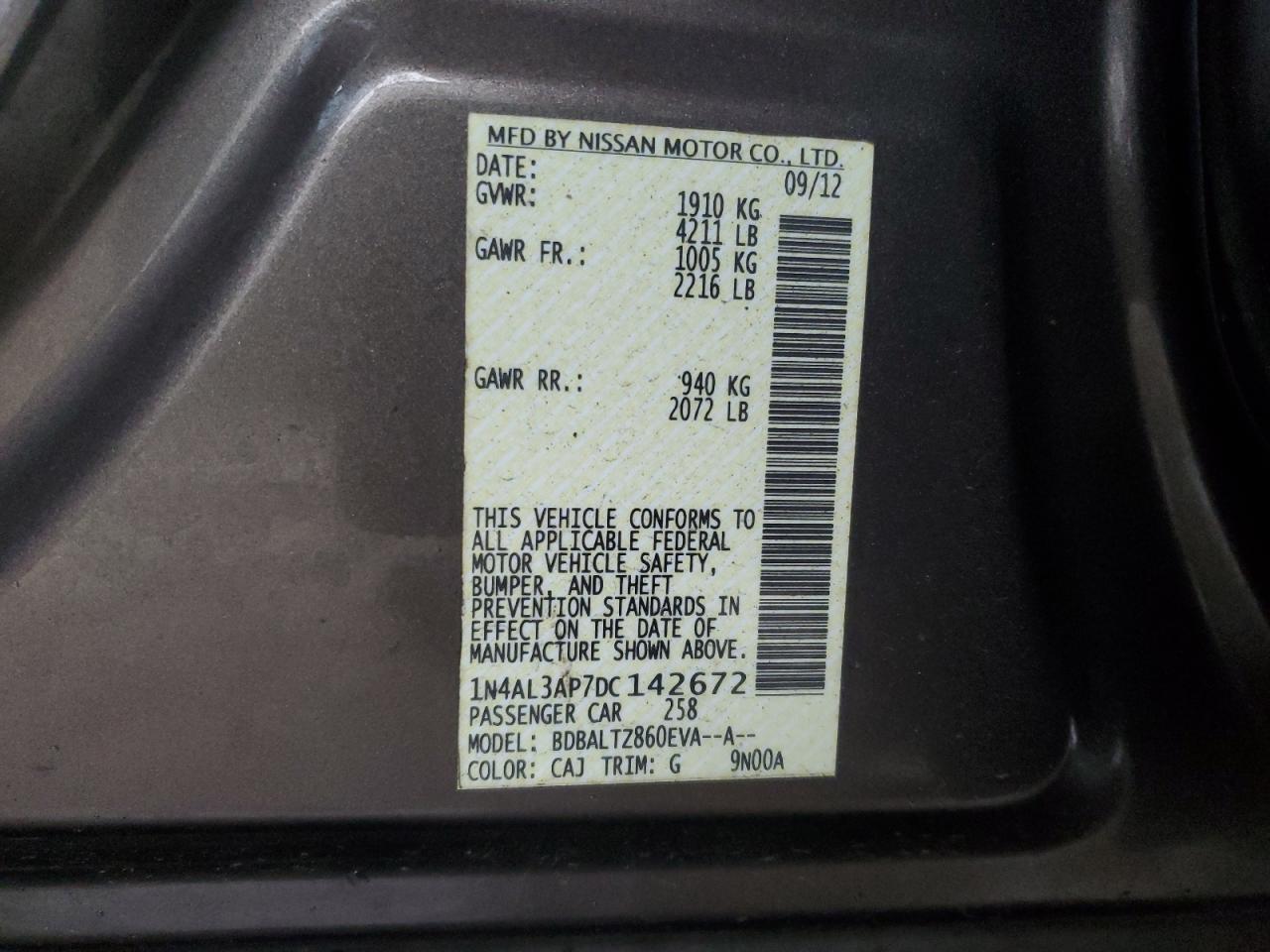 2013 Nissan Altima - Image 12