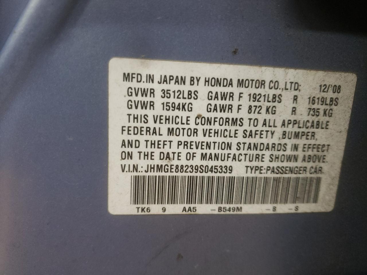 2009 Honda Fit - Image 14