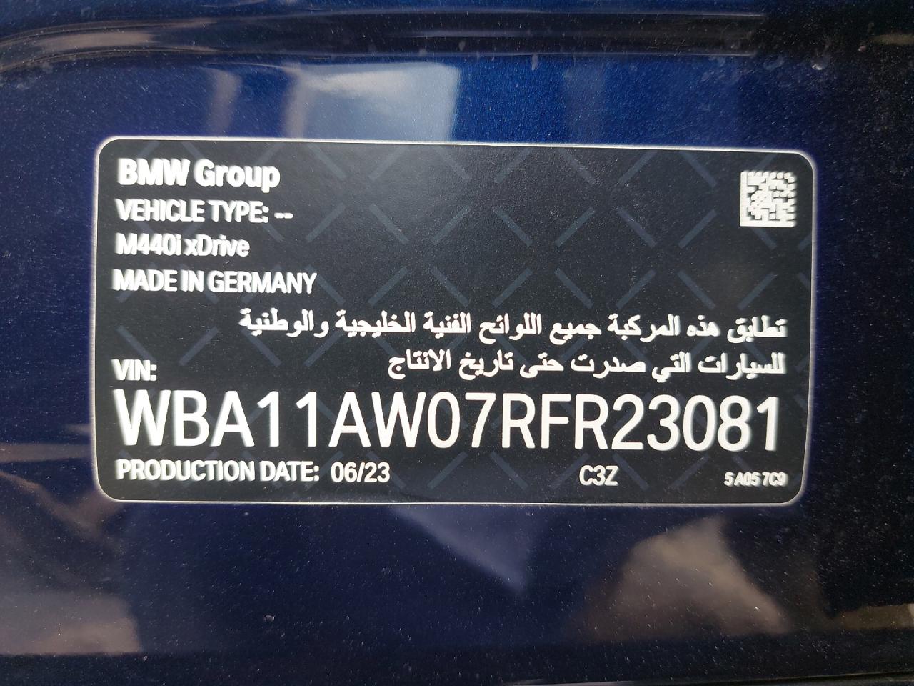 WBA11AW07RFR23081 - 2024 Bmw 440 - #43879675