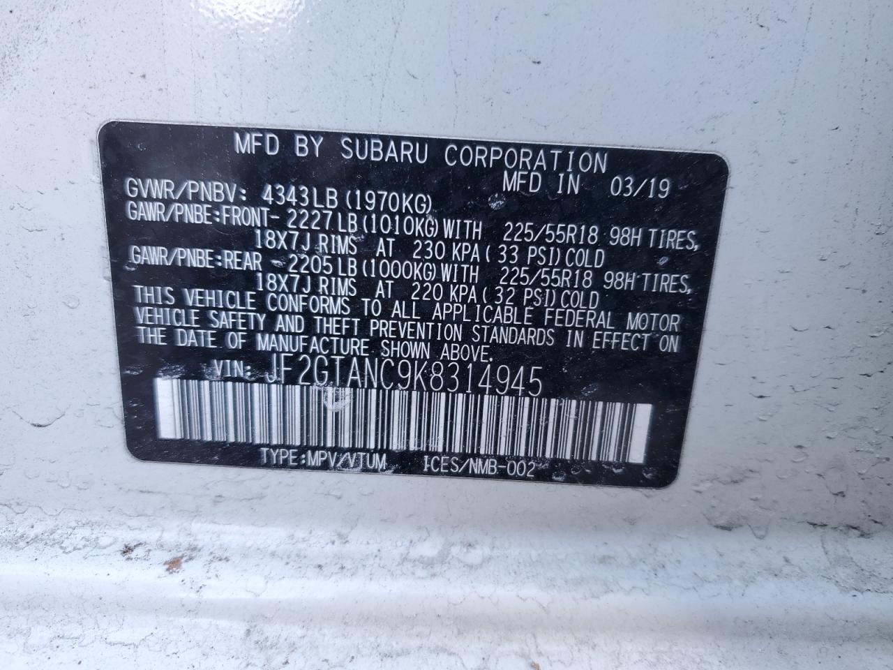 2019 Subaru XV - Image 13