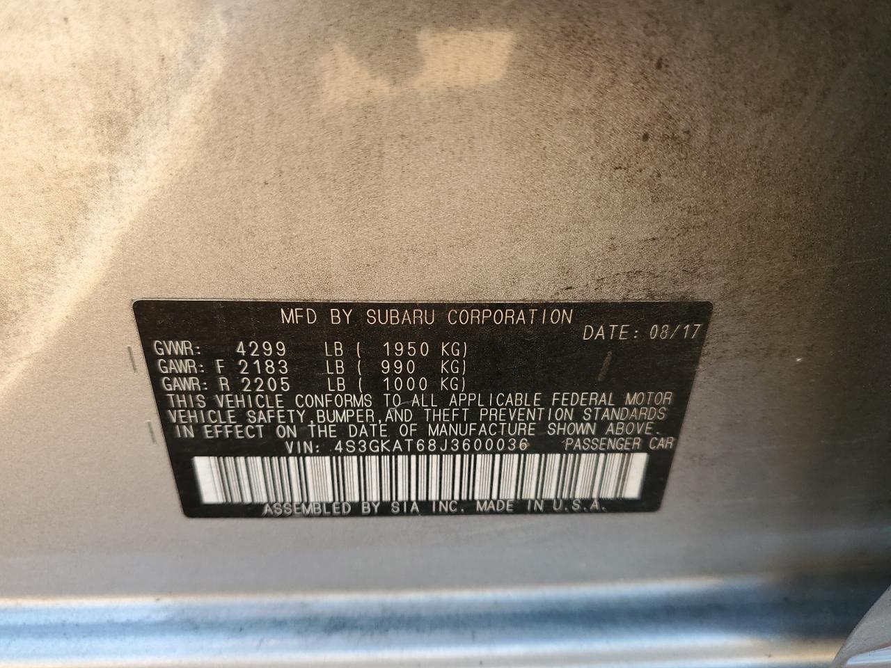 2018 Subaru Impreza - Image 12