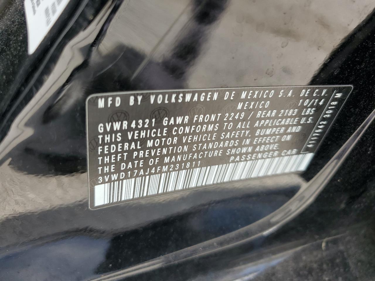 2015 Volkswagen Jetta - Image 15