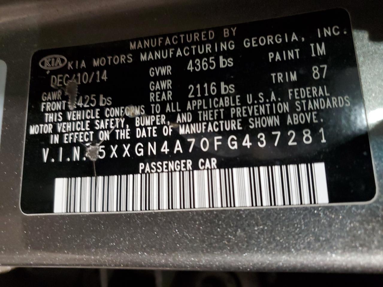 2015 Kia Optima - Image 12