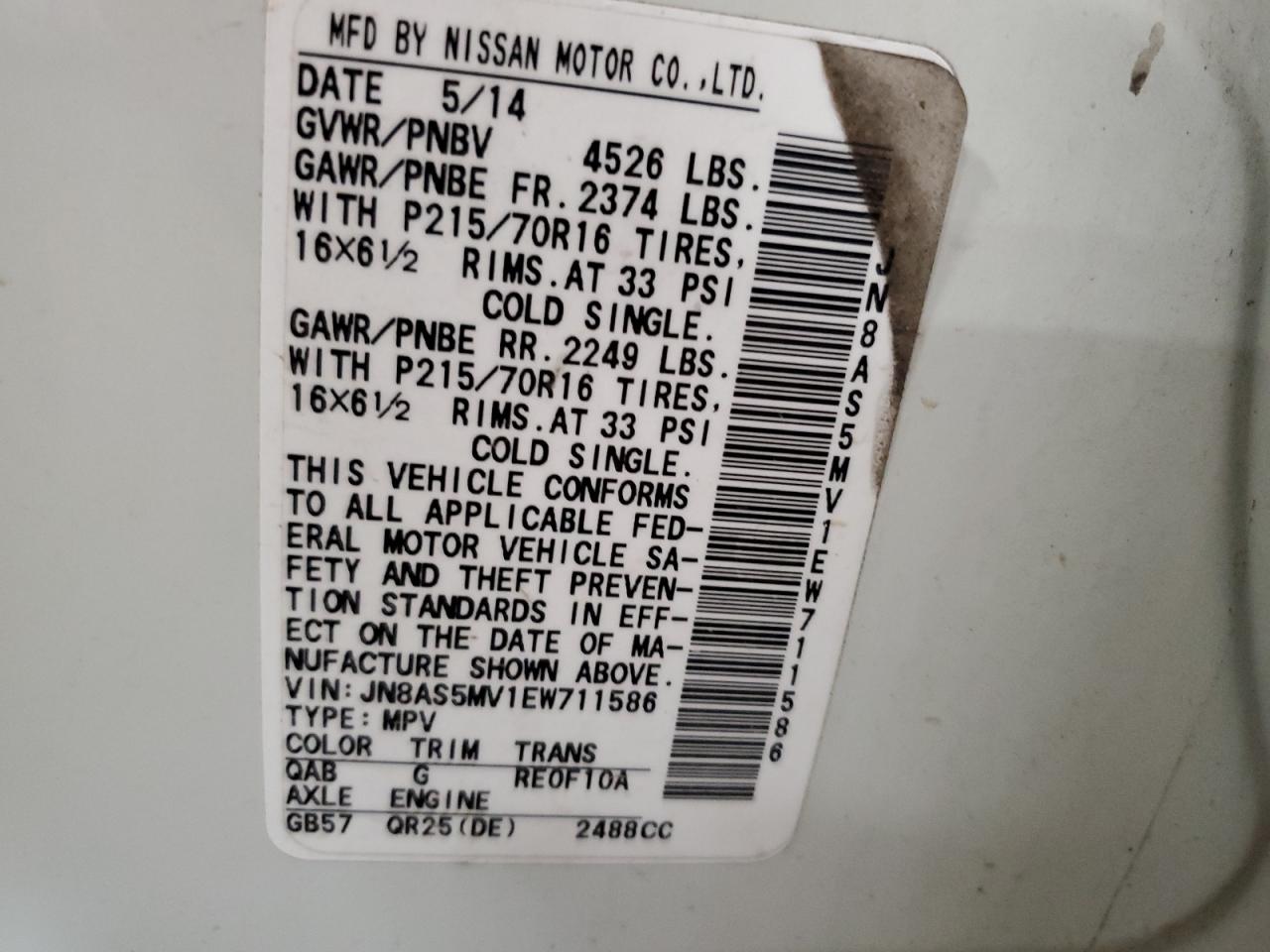 2014 Nissan Rogue - Image 13