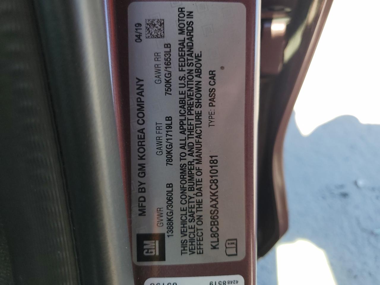 2019 Chevrolet Spark - Image 14