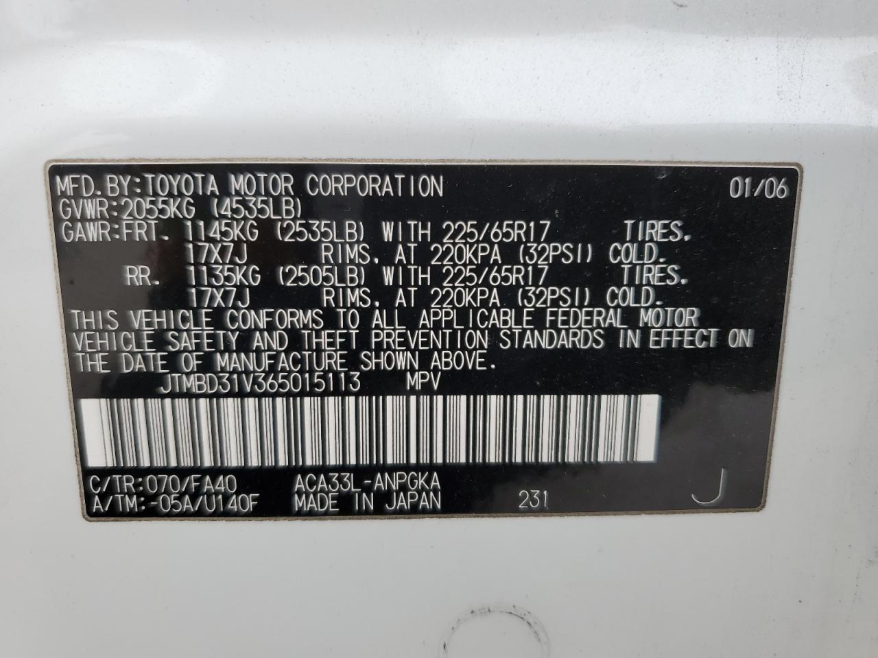 2006 Toyota RAV 4 - Image 14