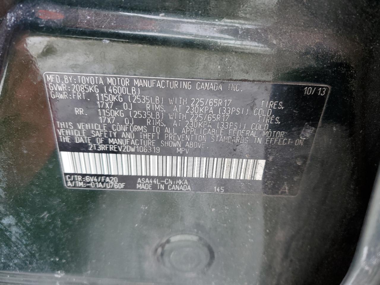 2013 Toyota RAV 4 - Image 14