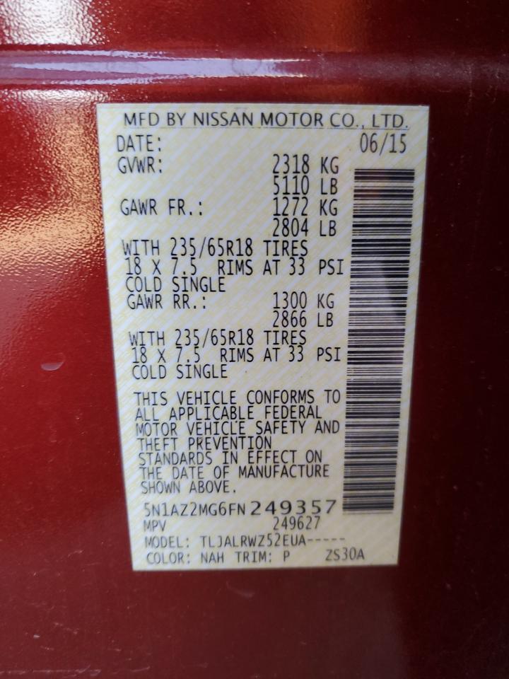 2015 Nissan Murano - Image 15