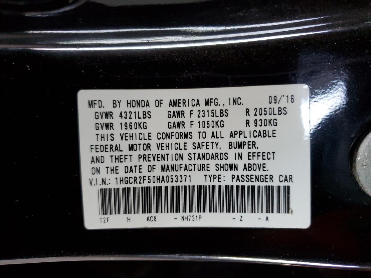 2017 Honda Accord - Image 13