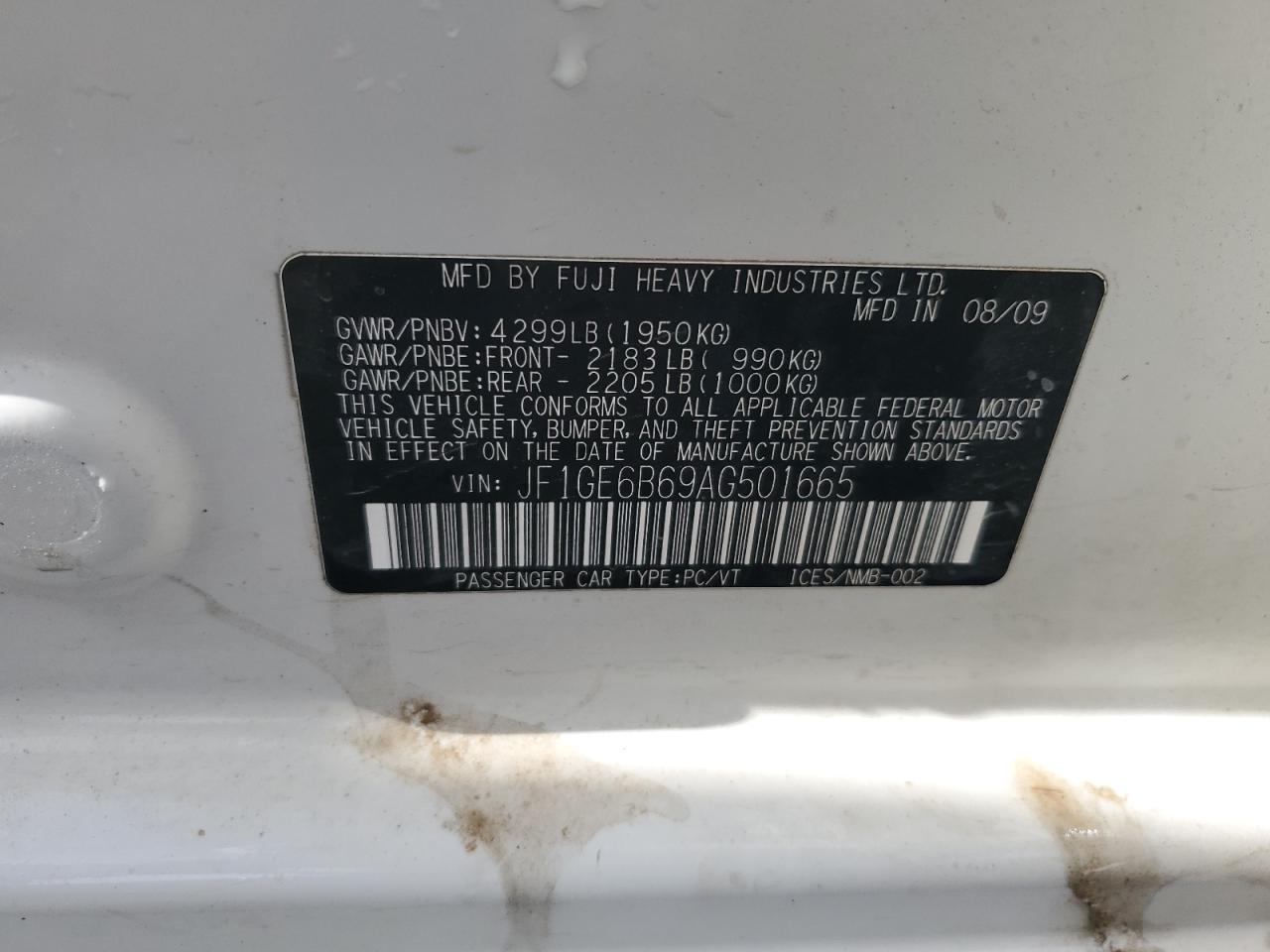 2010 Subaru Impreza - Image 13