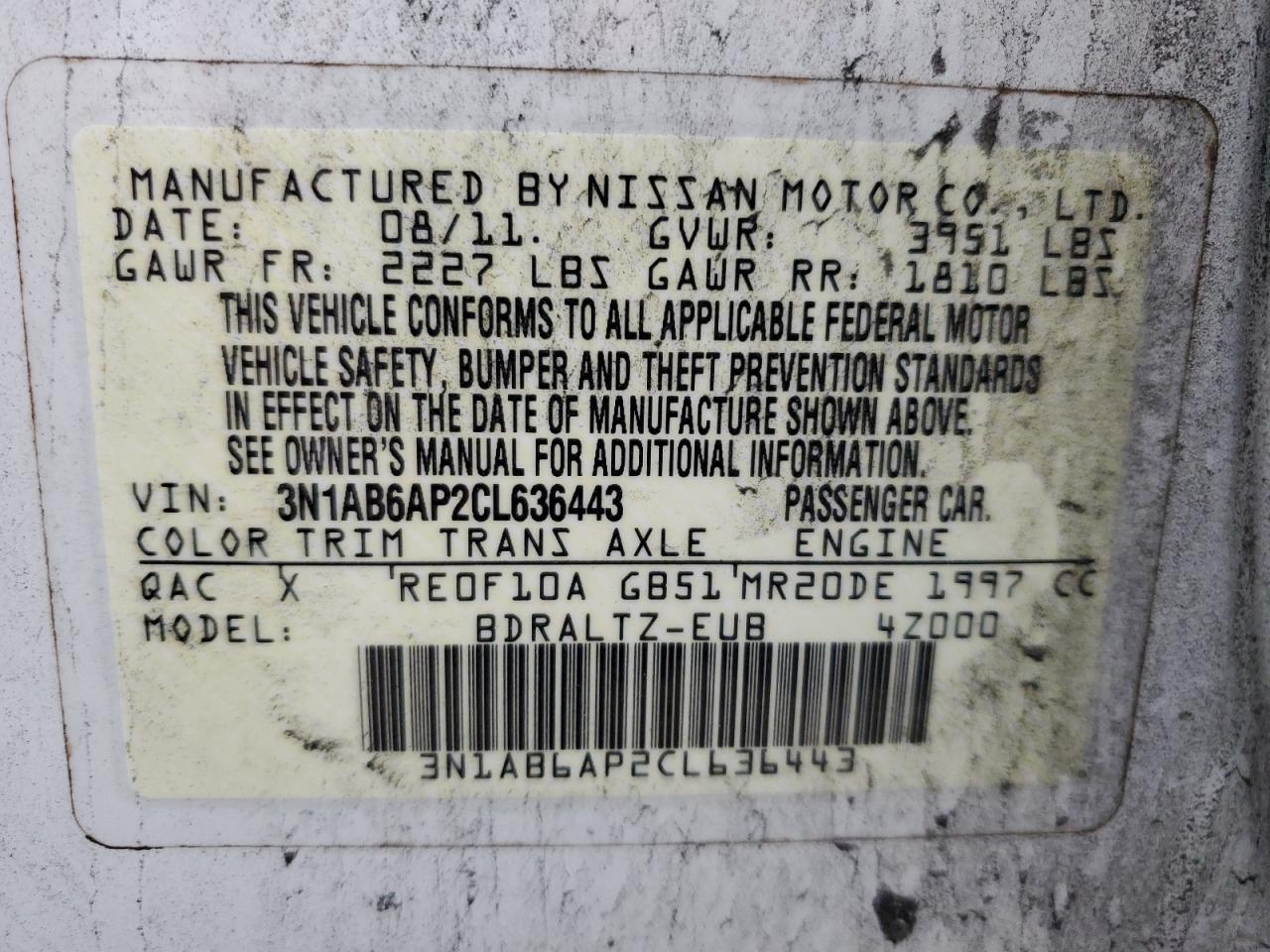 2012 Nissan Sentra - Image 13