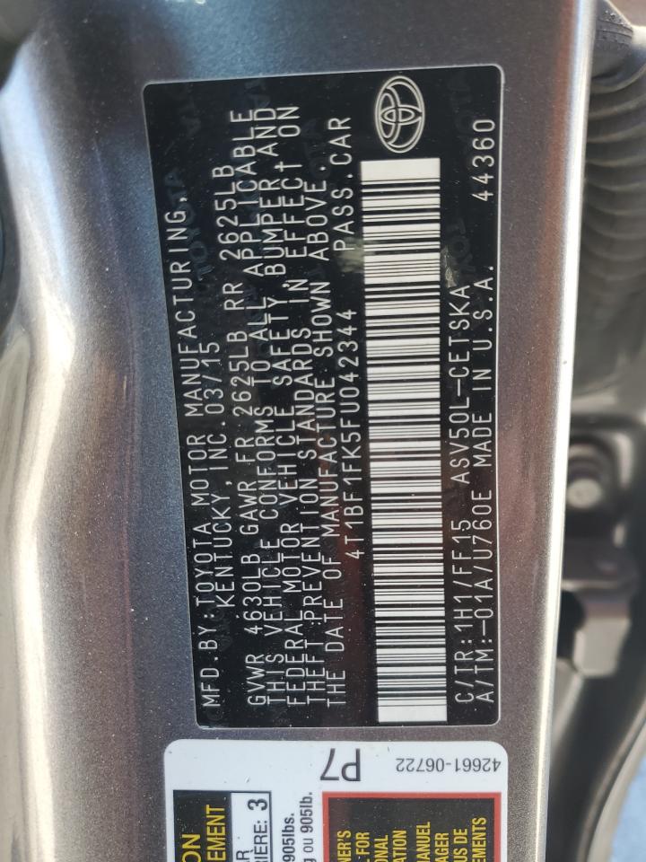 2015 Toyota Camry - Image 12