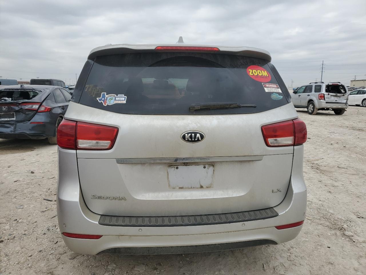 2015 Kia Sedona Lx VIN: KNDMB5C11F6033852 Lot: 45243855