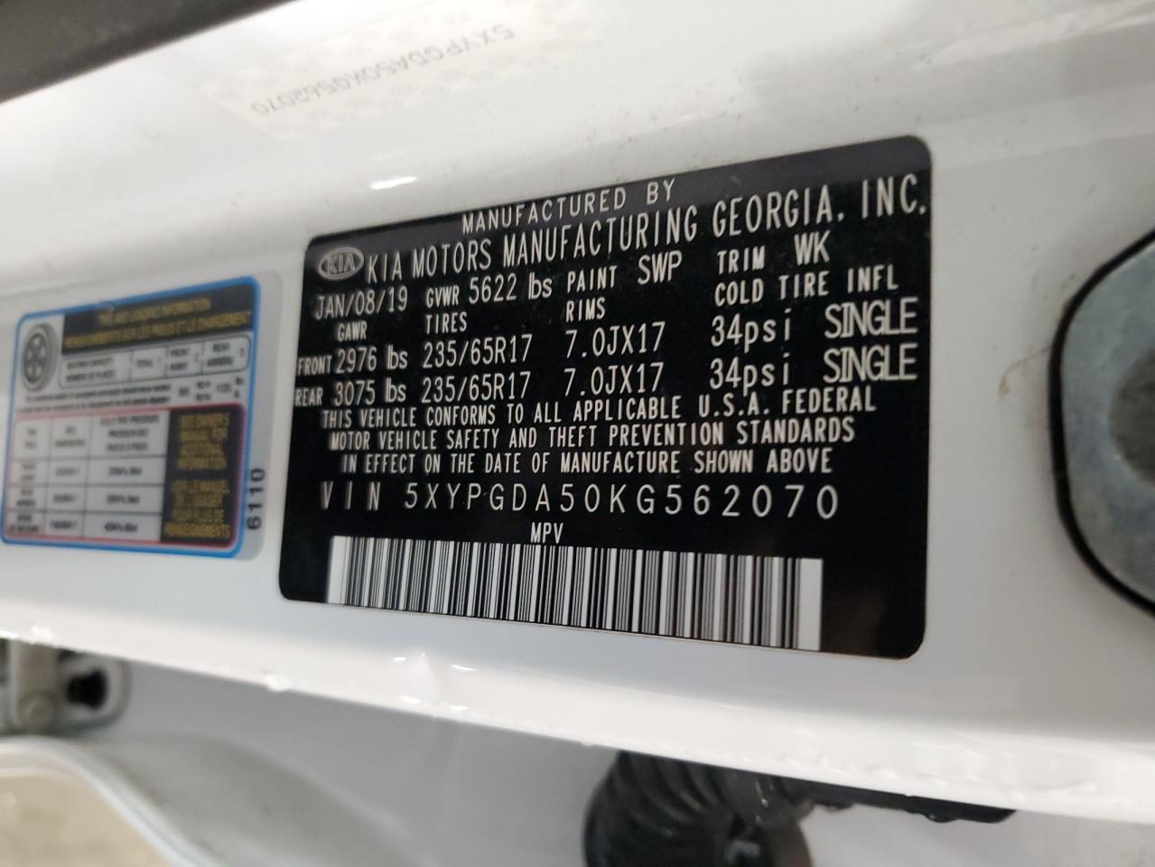 2019 Kia Sorento - Image 13
