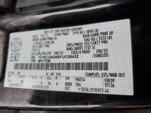 2015 FORD ESCAPE SE