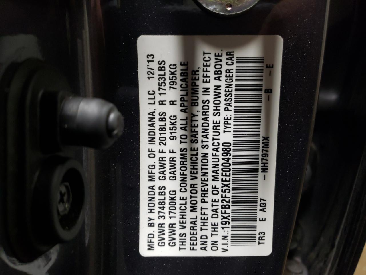 2014 Honda Civic - Image 12