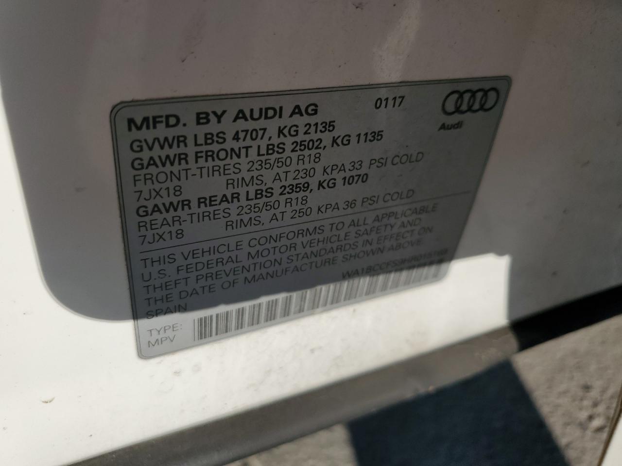 2017 Audi Q3 - Image 15