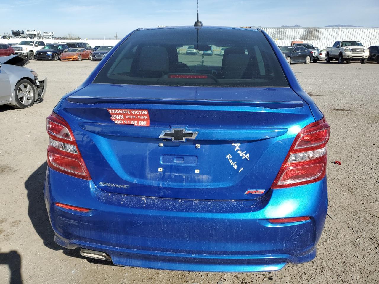2020 Chevrolet Sonic Lt VIN: 1G1JD5SB6L4106494 Lot: 45418035