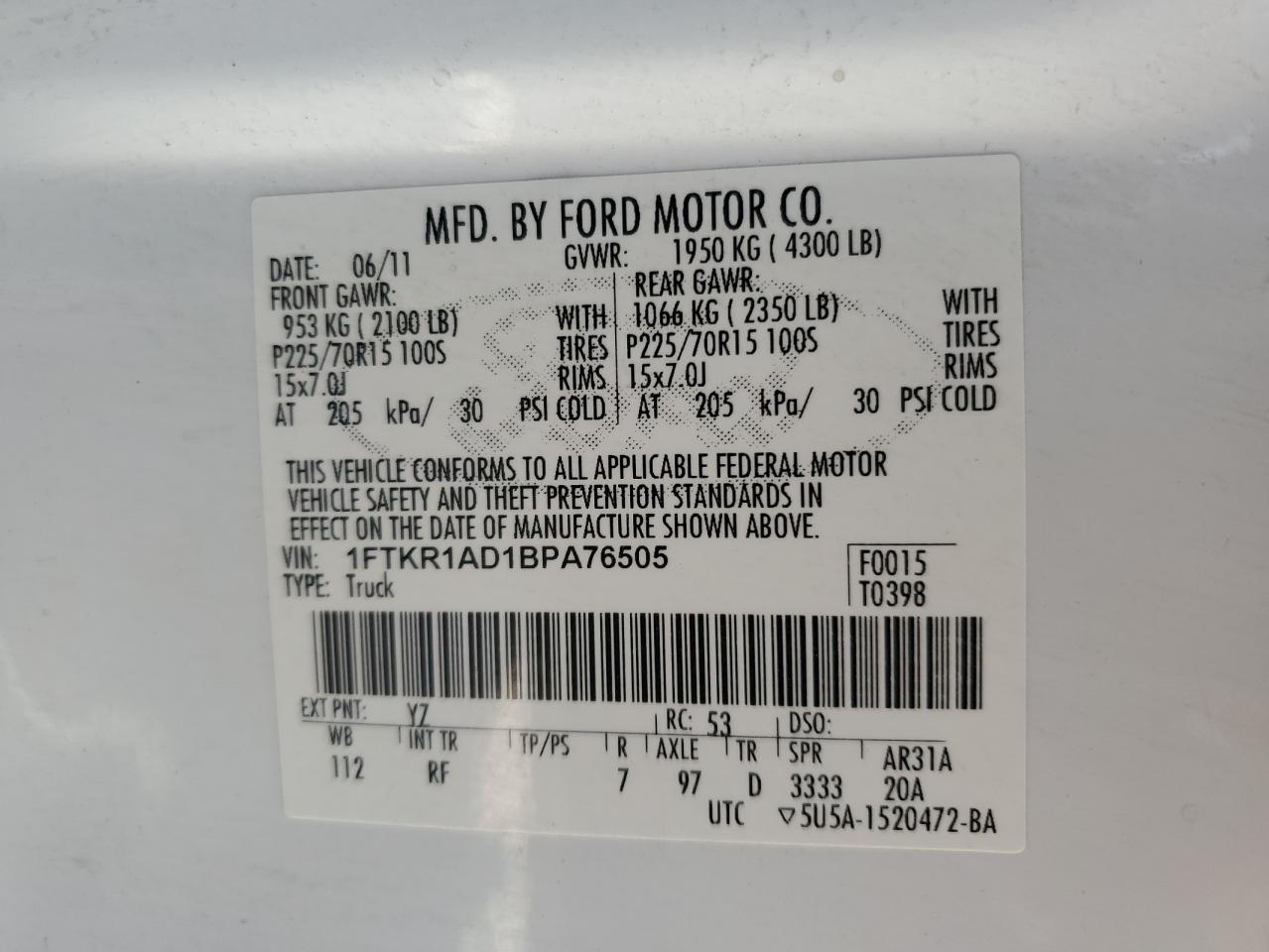 2011 Ford Ranger - Image 12