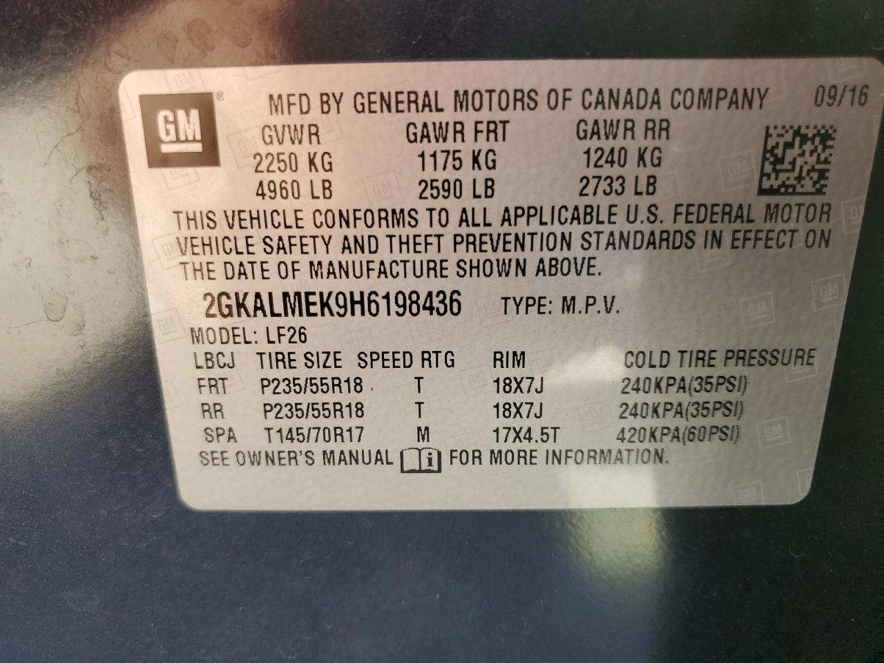 2017 GMC Terrain - Image 12