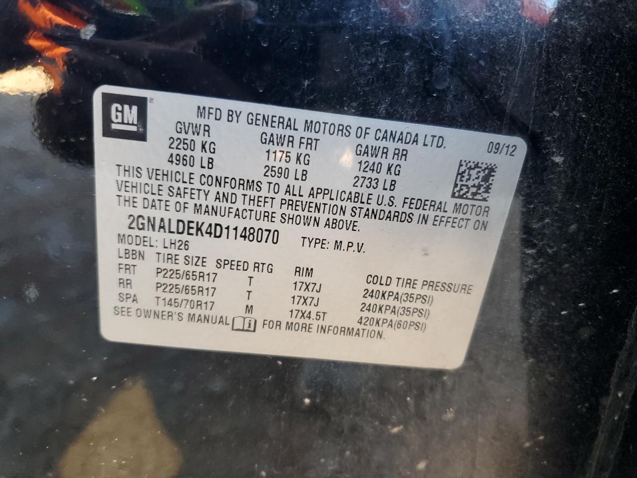2013 Chevrolet Equinox - Image 14