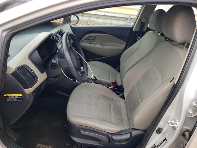  KIA RIO 2017 Серебристый