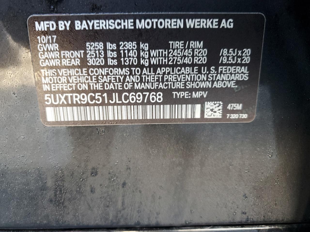2018 BMW X3 - Image 13